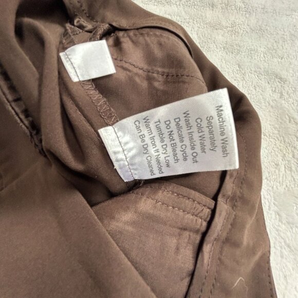 Cabi Womens Brown Wide Leg Lauren Trouser Pants Size 8 Regular Stretch #661 New - Picture 5 of 12